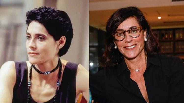 Christiane Torloni em 'A Viagem' e atualmente Christiane Torloni em 'A Viagem' e atualmente