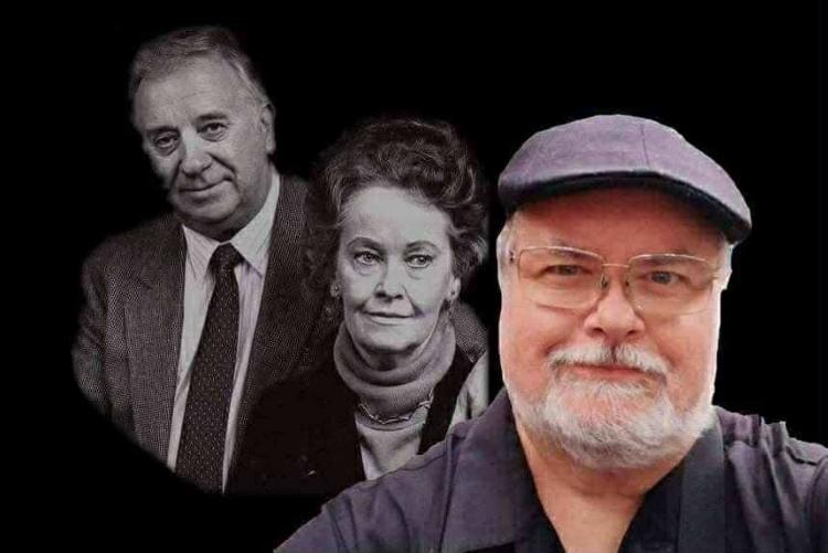 Montagem de Chris McKinnell com os avós, Ed e Lorraine Warren Montagem de Chris McKinnell com os avós, Ed e Lorraine Warren