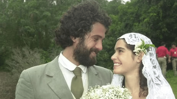 Tomé (Eriberto Leão) e Tina (Maria Flor) em 'Cabocla'