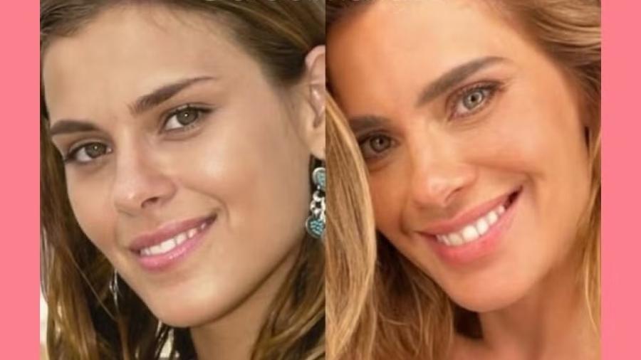 Carolina Dieckmann mostrou antes e depois de seus 23 anos Carolina Dieckmann mostrou antes e depois de seus 23 anos