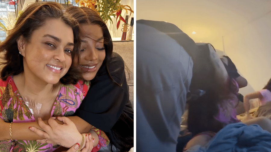 Ludmilla fez uma visita surpresa a sua amiga Preta Gil - Reprodução/Redes Sociais