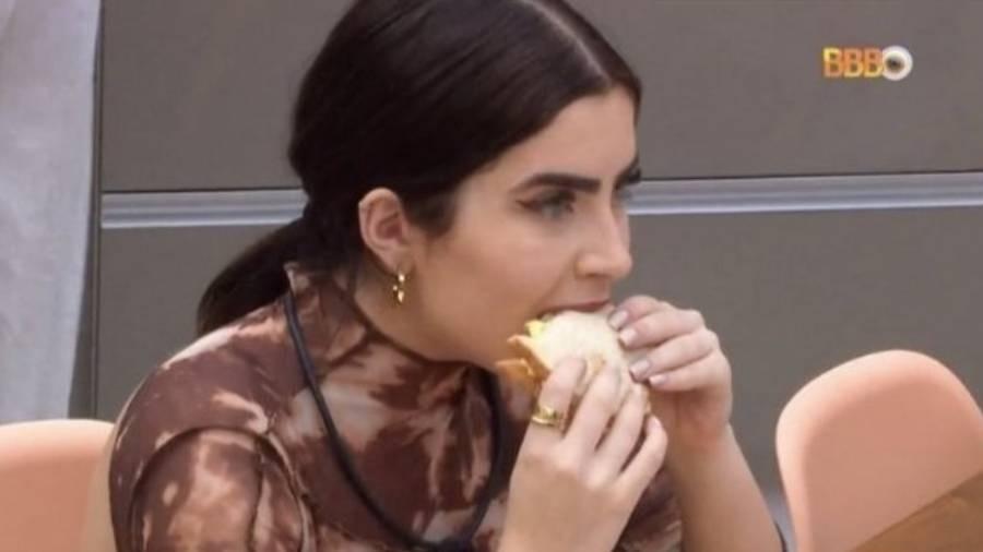 Jade Picon come pão com ovo no "BBB 22" - Reprodução/Globo