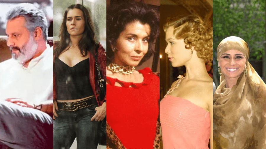 "Renascer". "Paraíso Tropical", "Tieta", "Chocolate com Pimenta" e "O Clone" são algumas das novelas clássicas da Globo - Reprodução