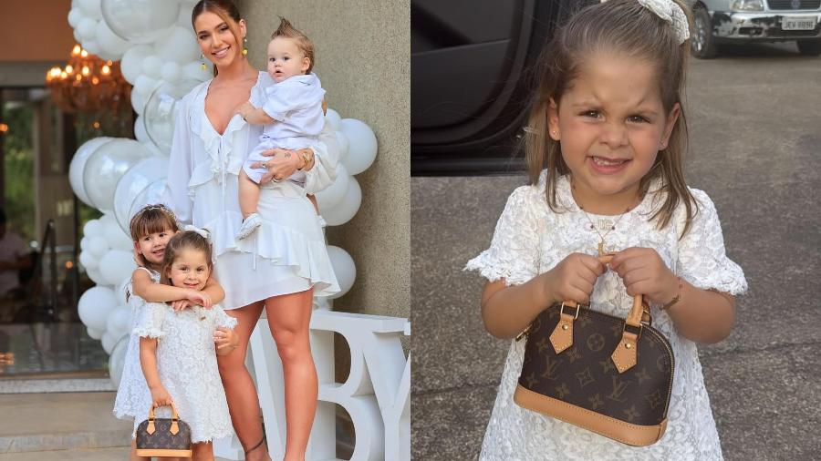 Maria Flor, filha de Virginia e Zé Felipe, rouba a cena com bolsa luxuosa Maria Flor, filha de Virginia e Zé Felipe, rouba a cena com bolsa luxuosa