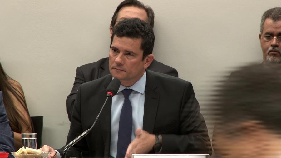 Sergio Moro em depoimento ao Congresso sobre a "Vaza Jato" - Divulgação