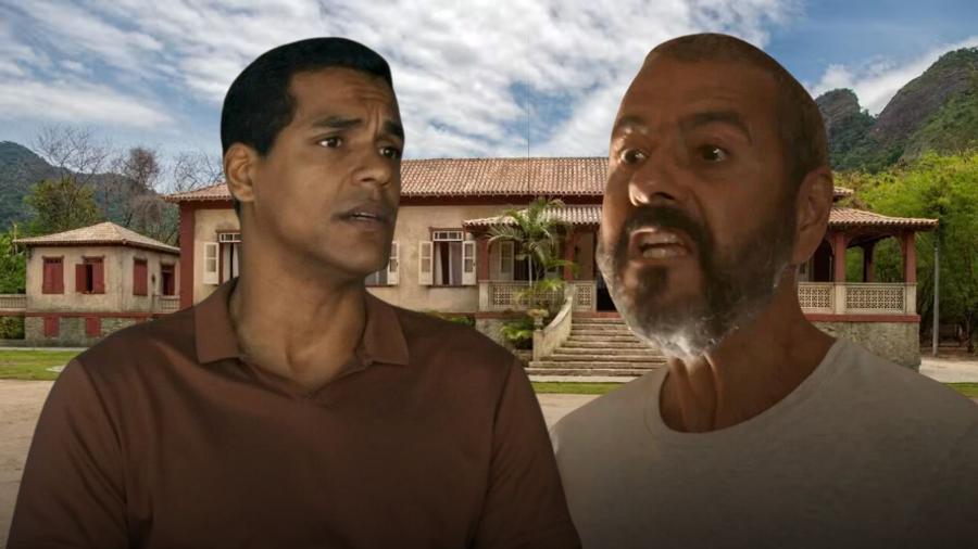 José Bento (Marcello Melo Jr.) e José Inocêncio (Marcos Palmeira) em 'Renascer'