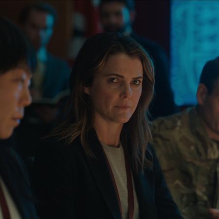 Keri Russell no papel de Kate Wyler em "A Diplomata"