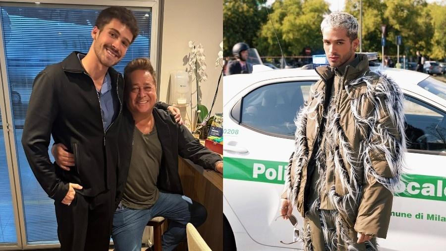 Leonardo postou foto com o filho João Guilherme Leonardo postou foto com o filho João Guilherme