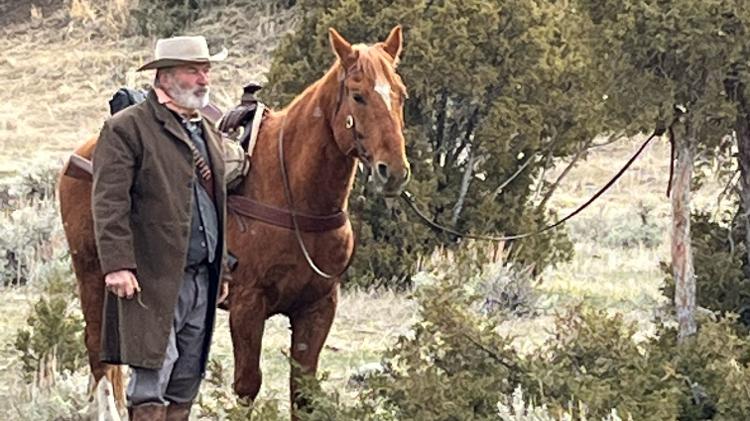 Alec Baldwin durante filmagens de 'Rust' 