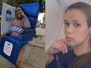 Mulher que negou assento em avião vira fantasia de Carnaval no Rio