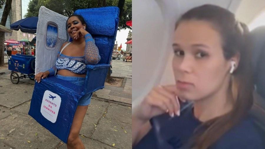 Foliã se inspira em mulher que negou assento para o Carnaval