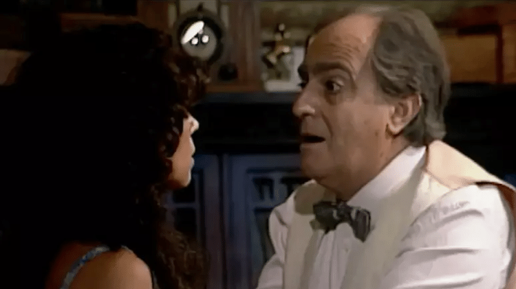 Filó (Cristina Galvão) e Artur da Tapitanga (Ary Fontoura) em 'Tieta' Filó (Cristina Galvão) e Artur da Tapitanga (Ary Fontoura) em 'Tieta'