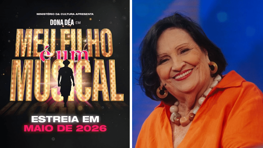 Dona Déa anunciou o musical sobre a vida de Paulo Gustavo no Domingão Dona Déa anunciou o musical sobre a vida de Paulo Gustavo no Domingão