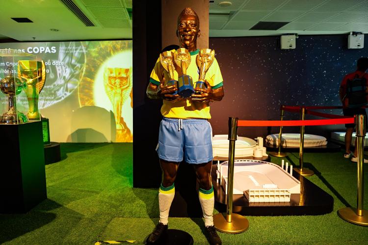 Exposição imersiva "Uma Homenagem ao Rei Pelé" Exposição imersiva "Uma Homenagem ao Rei Pelé"