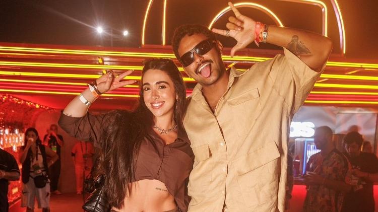 Giovanna Lima e Lucas Pizane no último dia de Rock in Rio 2024