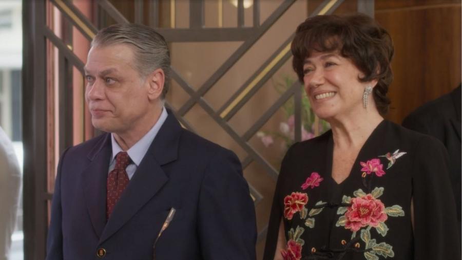 Juliano (Fábio Assunção) e Maristela (Lilia Cabral) em "Garota do Momento" - Reprodução/Globo