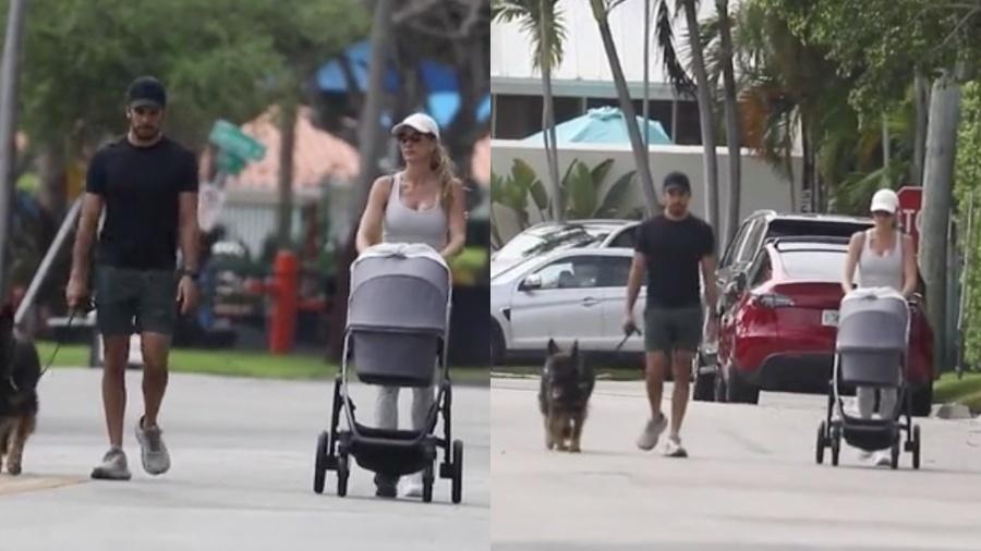 Gisele Bündchen faz primeiro passeio público com filho recém-nascido Gisele Bündchen faz primeiro passeio público com filho recém-nascido