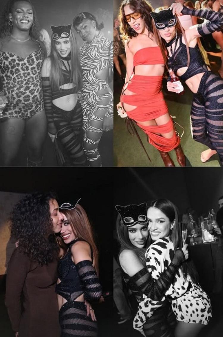 Anitta compartilha momentos em festa de aniversário