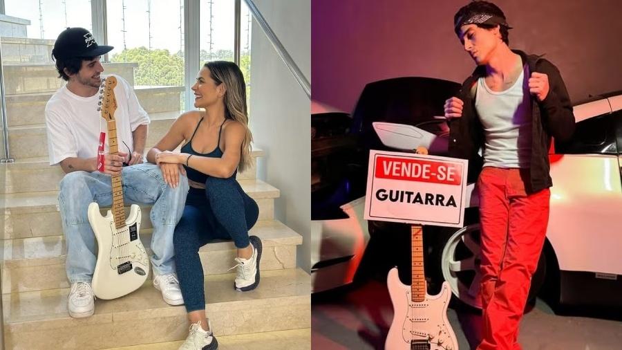 Fiuk coloca à venda guitarra que ganhou de Deolane - Reprodução/Instagram