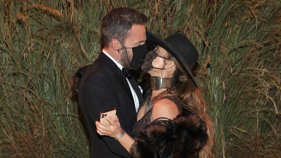 13.set.2021 - Ben Affleck e Jennifer Lopez no Met Gala - Jamie McCarthy / Getty Images para The Met Museum