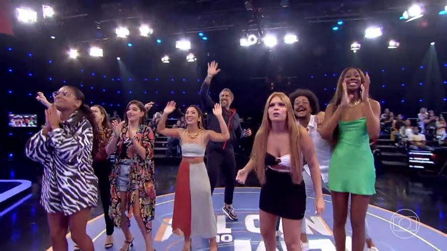Convidados do "Caldeirão" gritaram 13 durante o programa apresentado por Marcos Mion - Reprodução/TV Globo