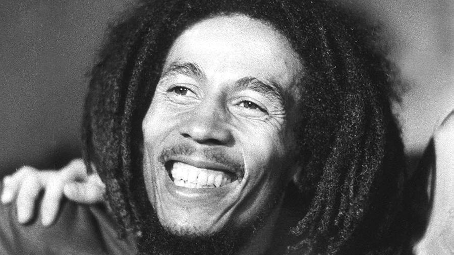 O músico jamaicano Bob Marley, em foto de 1976