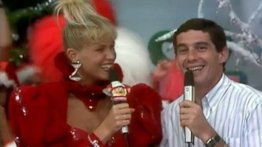 Xuxa e Ayrton Senna - Reprodução/Internet