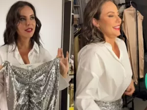 Paolla Oliveira passa por perrengue com look durante evento de Carnaval 