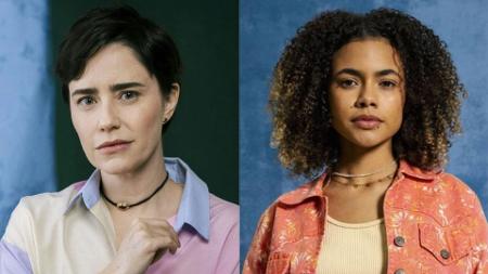 Samira (Fernanda Vasconcellos) e Joélly (Alana Cabral) em 'Três Graças' Samira (Fernanda Vasconcellos) e Joélly (Alana Cabral) em 'Três Graças'