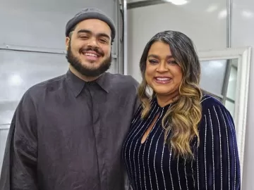 Filho de Preta Gil posta foto de mãos dadas com mãe em UTI: 'Aula de vida'