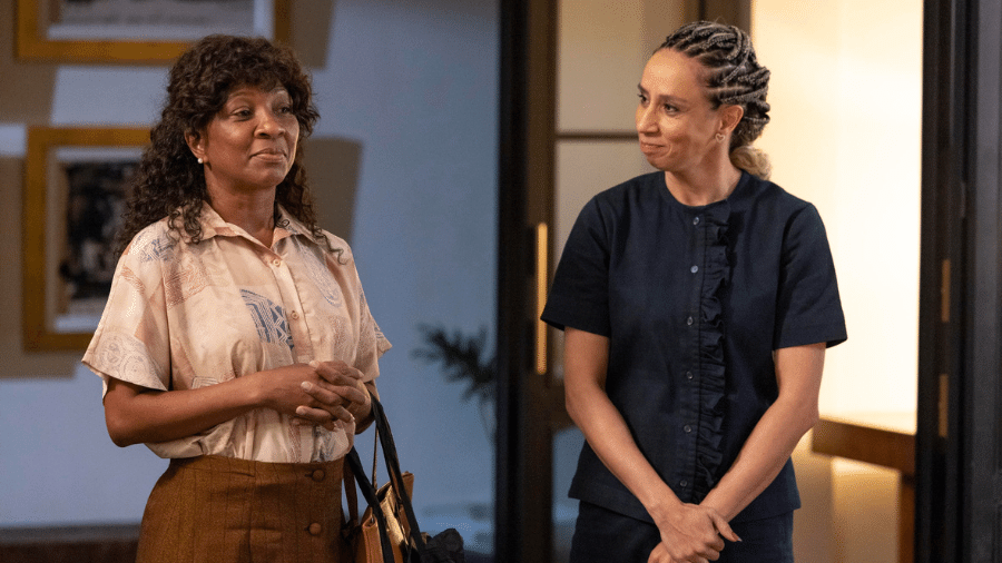 Marlete (Magda Gomes) e Leidi (Thalita Carauta) em "Mania de Você" - Fábio Rocha/Globo