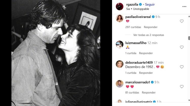 Raul Gazolla posta clique raro com Daniella Perez