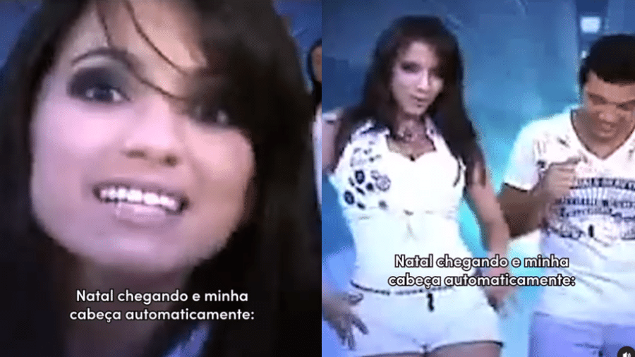 Anitta relembrou os tempos de Furacão 2000 para comemorar o Natal - Reprodução/Instagram