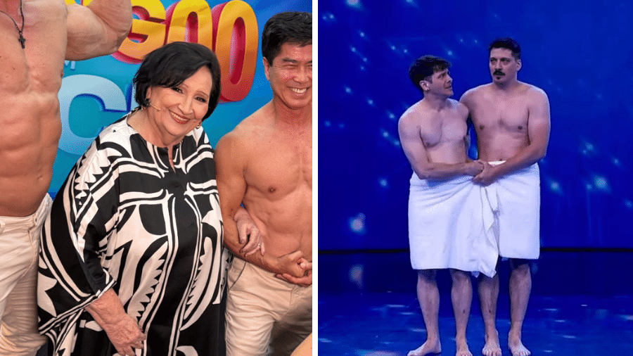 Dona Déa elogiou muito o duo canadense - Reprodução/Redes Sociais e TV Globo