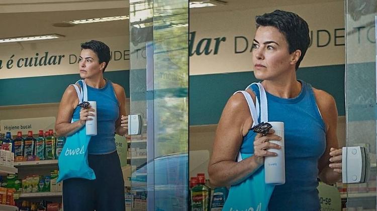 Ana Paula Arósio apareceu em comercial de farmácia Ana Paula Arósio apareceu em comercial de farmácia