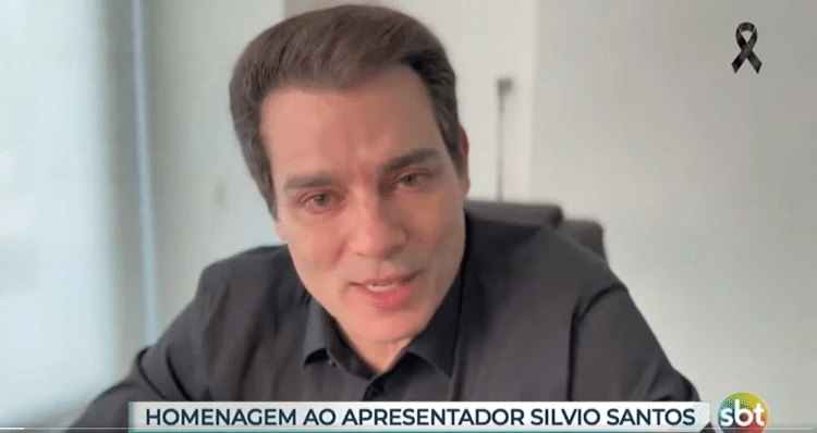 Celso Portiolli chora ao lembrar de Silvio Santos