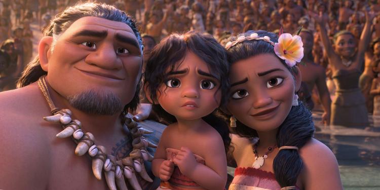 A família de Moana é o que a faz continuar a seguir seus desafios