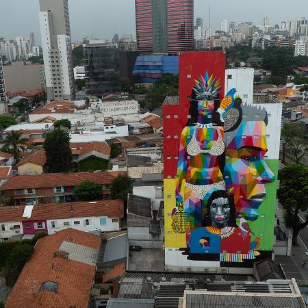 Obra de Okuda no Festival Nalata