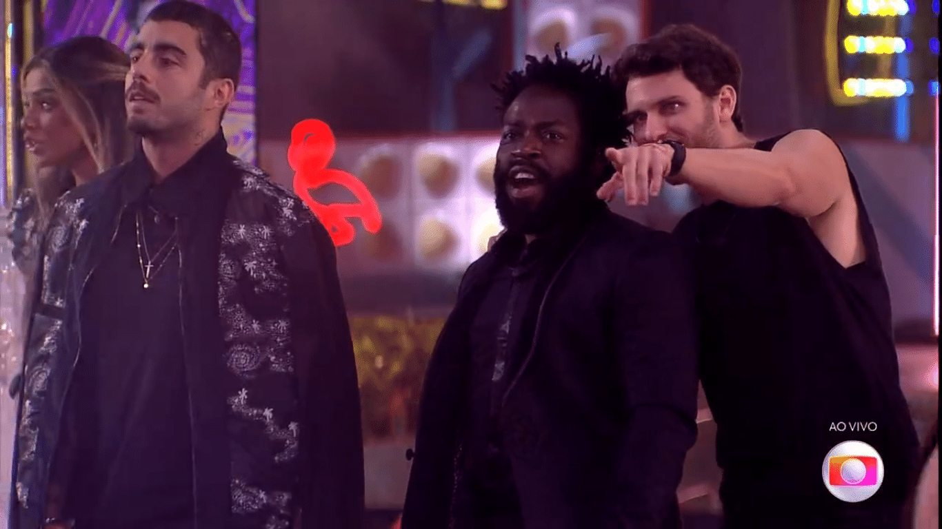 BBB 22: Douglas Silva na sua festa do líder - Reprodução/Globoplay