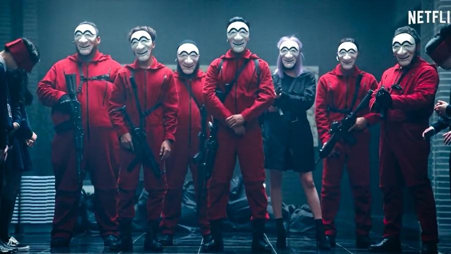Netflix mostrou novas máscaras de "La Casa de Papel" em versão produzida na Coreia do Sul - Reprodução/Twitter