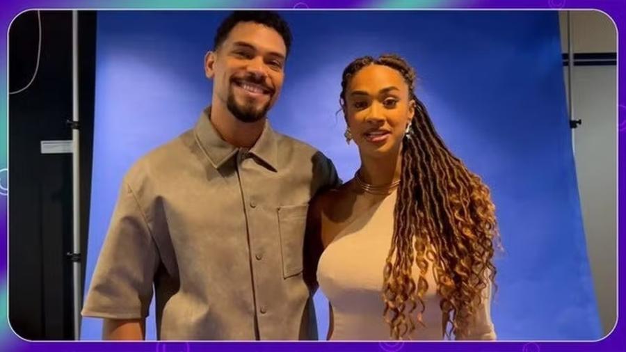 Aline e Vinícius mantêm fora do BBB a parceria que nasceu antes mesmo do programa - Reprodução/Gshow