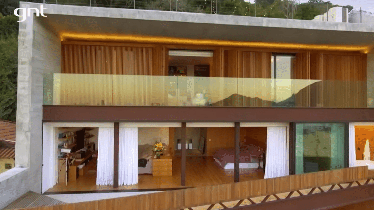 Vista dos andares da casa de Murilo Benício