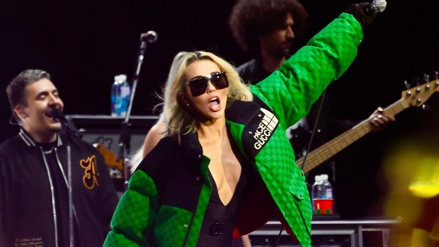 Miley teve show com maior público no Lolla 2022, realizado semana passada em São Paulos - Manuela Scarpa/ Brazil News