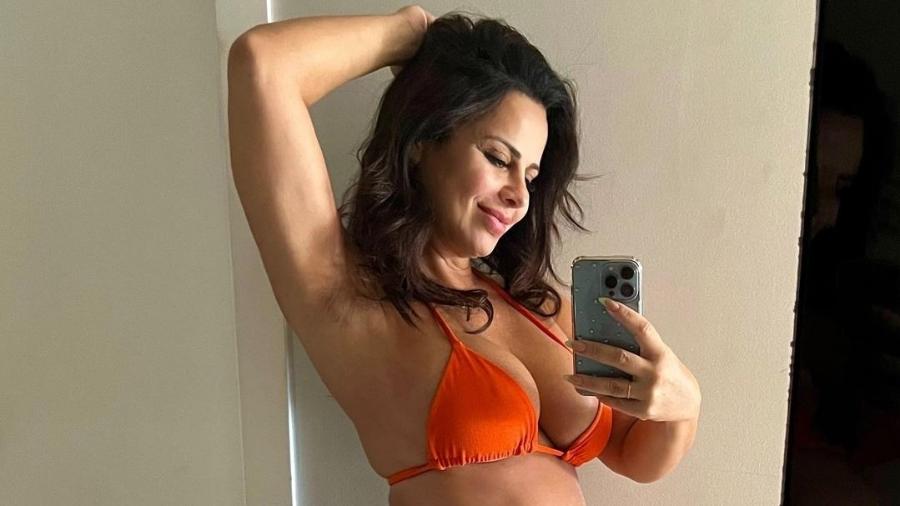 Viviane Araújo comemora os sete meses de gravidez - Reprodução/Instagram