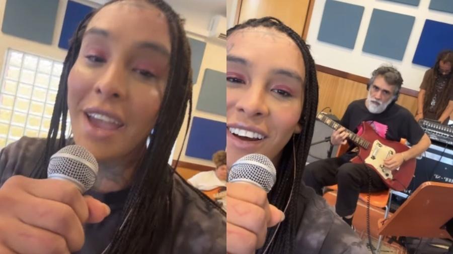 Linn da Quebrada começa a ensaiar para 1º show após internação - Reprodução/Instagram