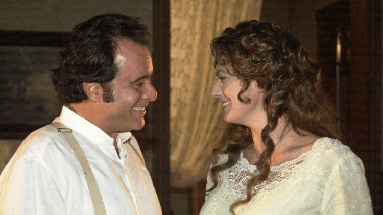 Boanerges (Tony Ramos) e Emerenciana (Patricia Pillar) em 'Cabocla'