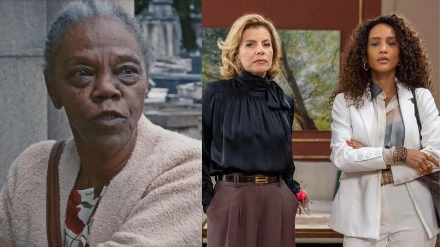 Nise (Teca Pereira), Odete (Debora Bloch) e Raquel (Taís Araújo) em 'Vale Tudo'