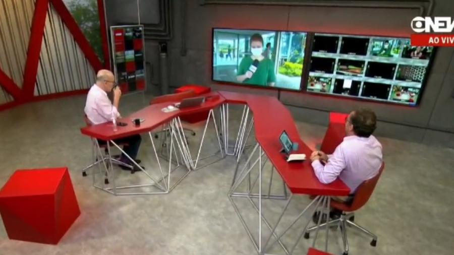 Programa na GloboNews retomou sem a presença de Maria Beltrão, que voltou ao estúdio e se explicou muito espontânea - Reprodução/ GloboNews