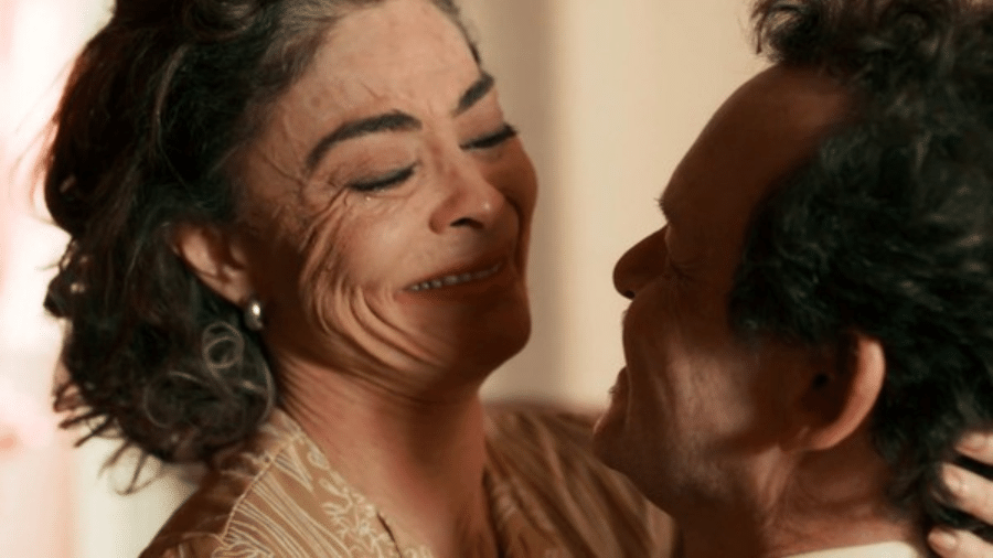 Jacutinga (Juliana Paes) e Norberto (Matheus Nachtergaele) em "Renascer" - Reprodução/Globo