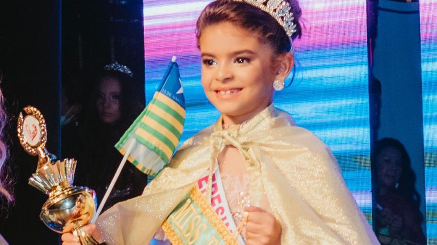 Sofia Moraes tem apenas 7 anos e vai representar o Brasil em concurso de miss infantil na Colômbia, em 2023 - Divulgação/ Leonardo Rubert/ Mini Miss Piauí